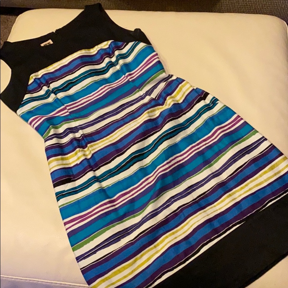 Anne Kline colorful dress